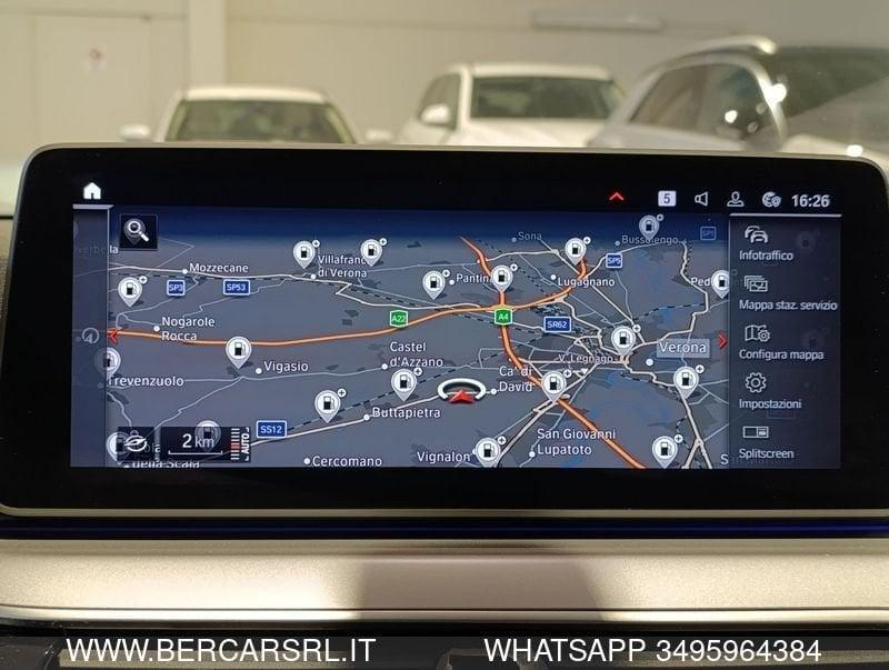 BMW Serie 5 520d 48V xDrive Business*LED*PACCHETTO LUCI*SEDILI IN PELLE*PDC*TELECAMERA*