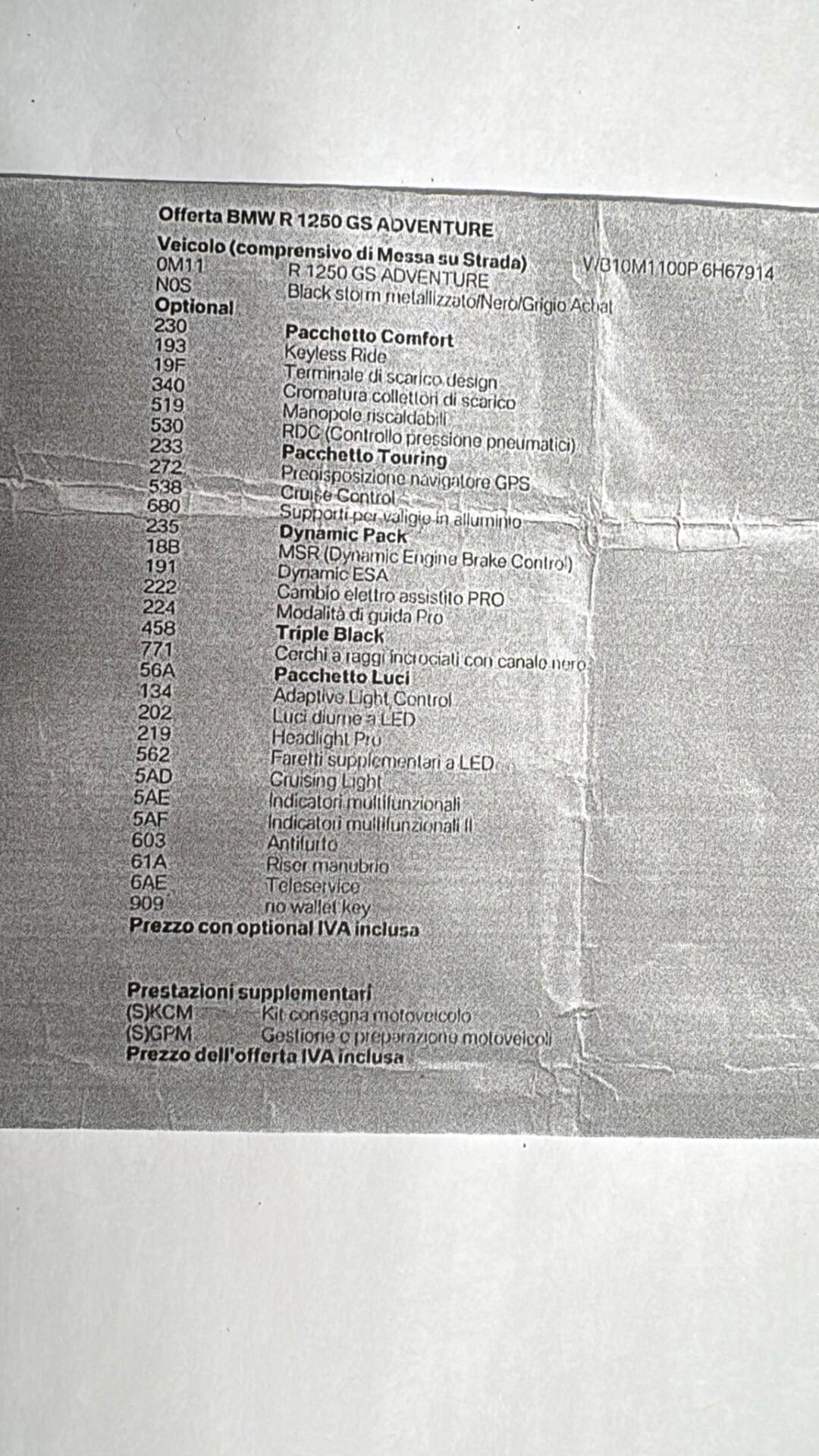 Bmw R 1250 GS ADVENTURE Triple Black