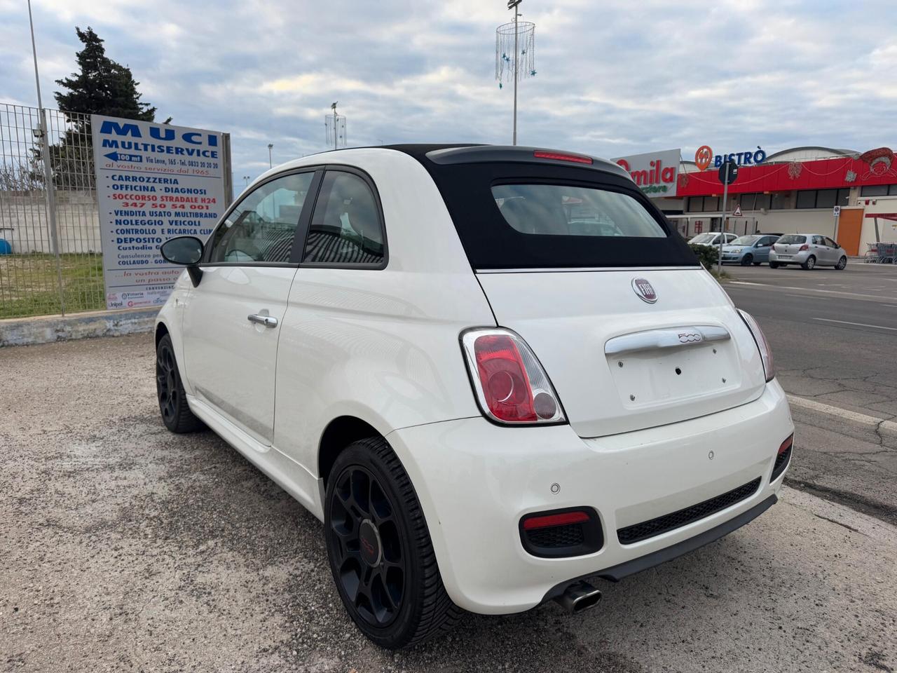 Fiat 500 1.2 "S" cabriolet - 1.2 benz - 2014