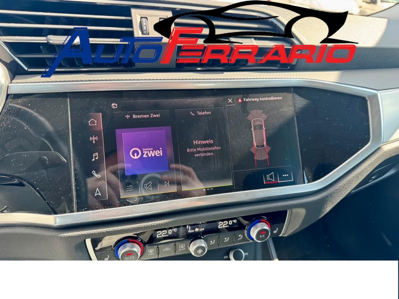 Audi Q3 SPB S LINE 19" SENS PARK DOPPI NAVY CRUISE CONTROL SEDIL IRISCALDATI PORT. ELETTRICO IN ARRIVO OPZI