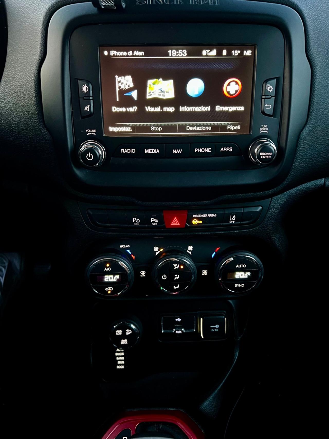 Jeep Renegade 2.0 Mjt 170CV 4WD Active Drive Low Trailhawk