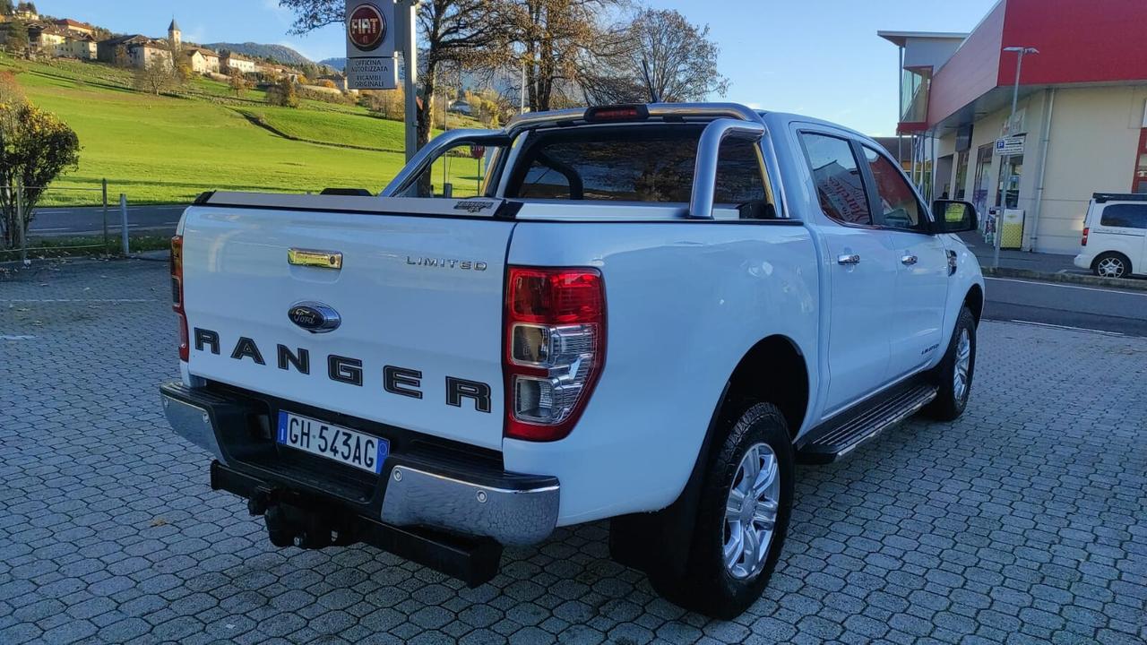 FORD RANGER 2.0 AUTOMATICA 213 CV DC Limited GANCIO TRAINO