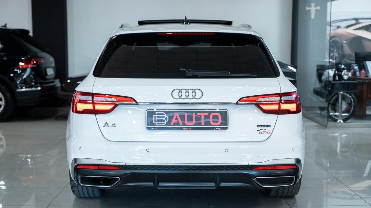 Audi A4 AVANT 40 2.0 TDI S LINE EDITION QUATTRO TRONIC MHEV TETTO VIRTUAL CKT FULL OPTIONAL