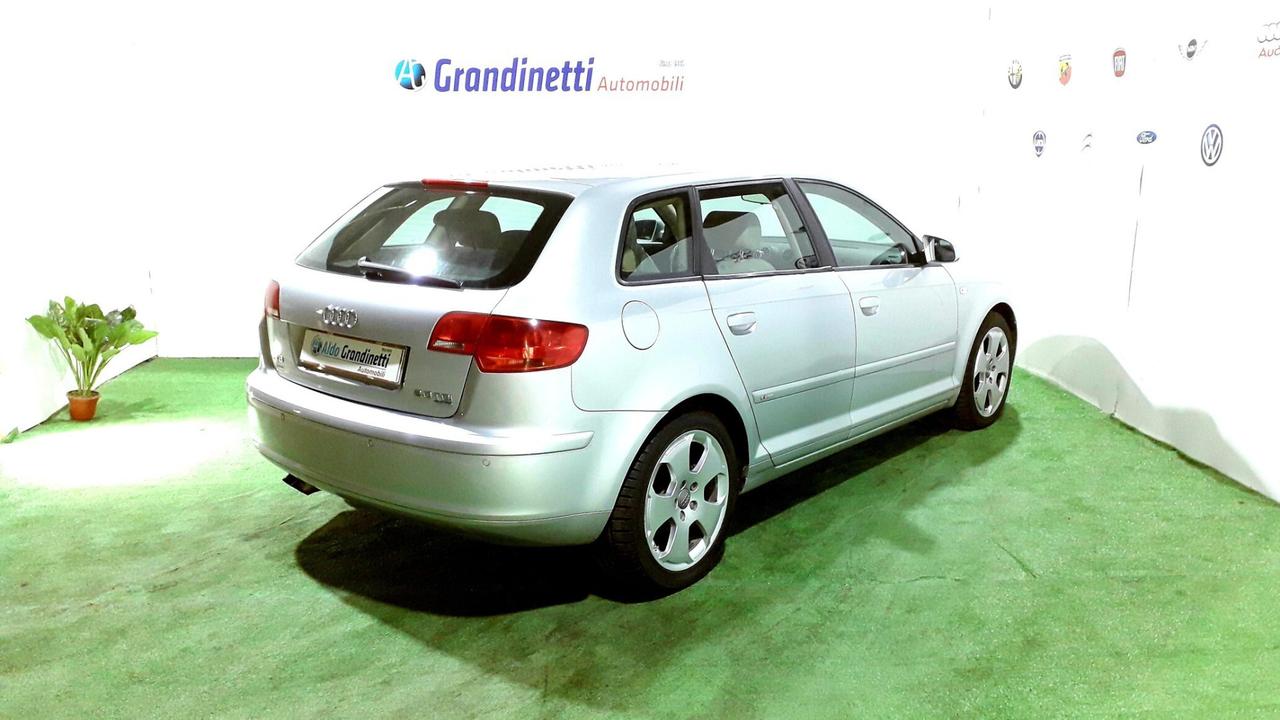 audi a3 2.0 140cv QUATTRO anno 2006