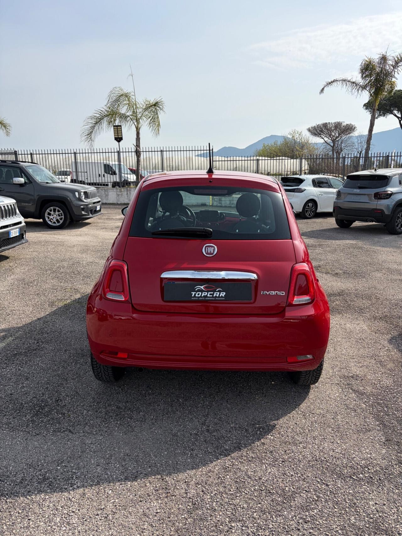Fiat 500 1.0 Hybrid Red