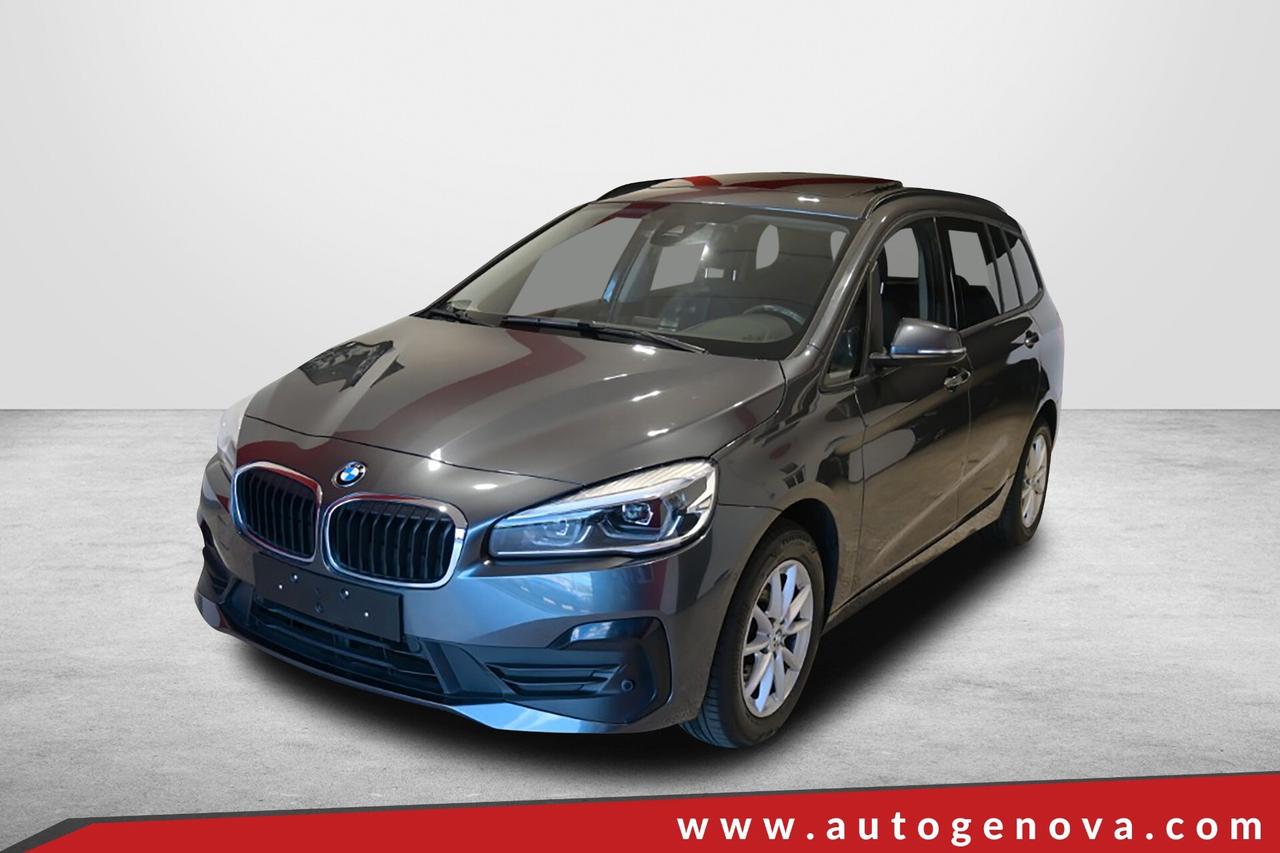 BMW 216D GRAN TOURER 116CV 6M. BUSINESS ADVANTAGE ( FARI LED - PELLE - TETTO PANORAMICO APR. - CRUISE - NAVI - PARK ASSISTANT )
