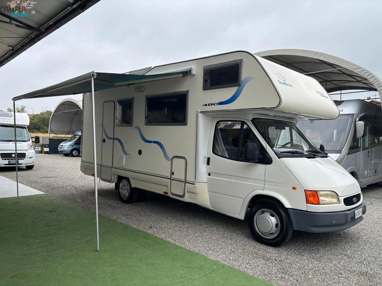 DUEERRE START 480- Mansardato con letti a castello longitudinali in coda