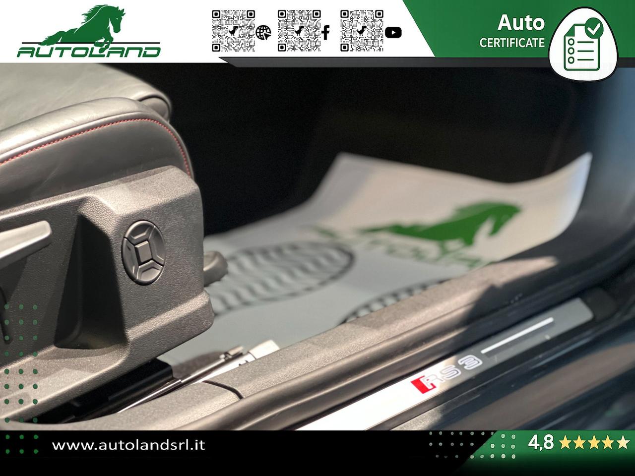 Audi RS3 Sportback 2.5 tfsi quattro s-tronic TETTO - MATRIX- B&O - MASSAGGIO - ACC
