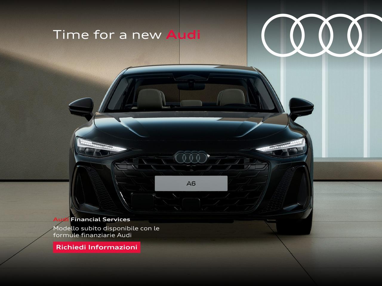 Audi A6 2.0 tdi mhev + s line edition 204cv s-tronic