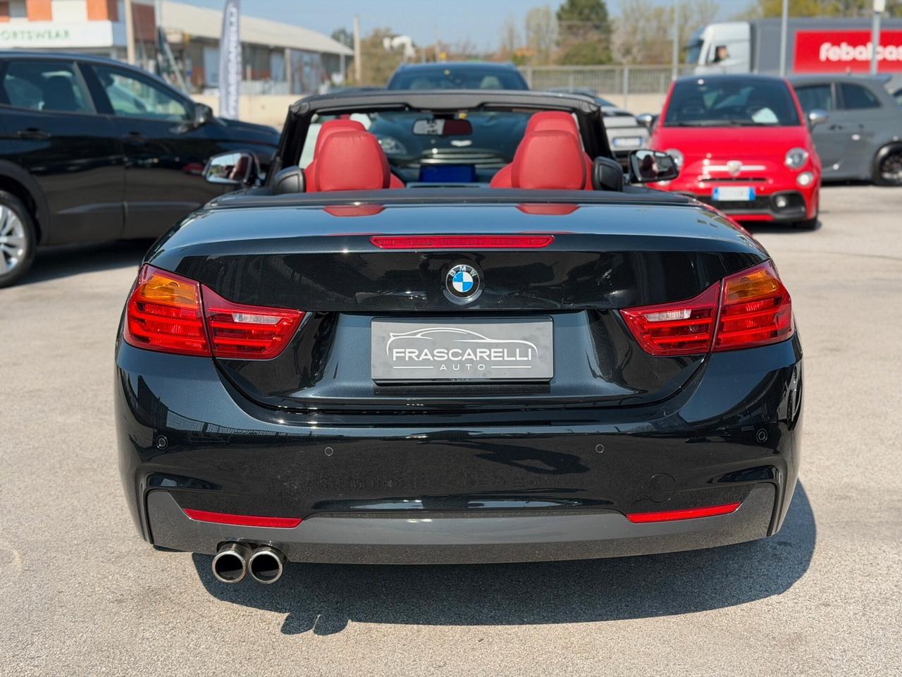 Bmw 420 420d Cabrio Msport /PELLE ROSSA/HEAD/FULL