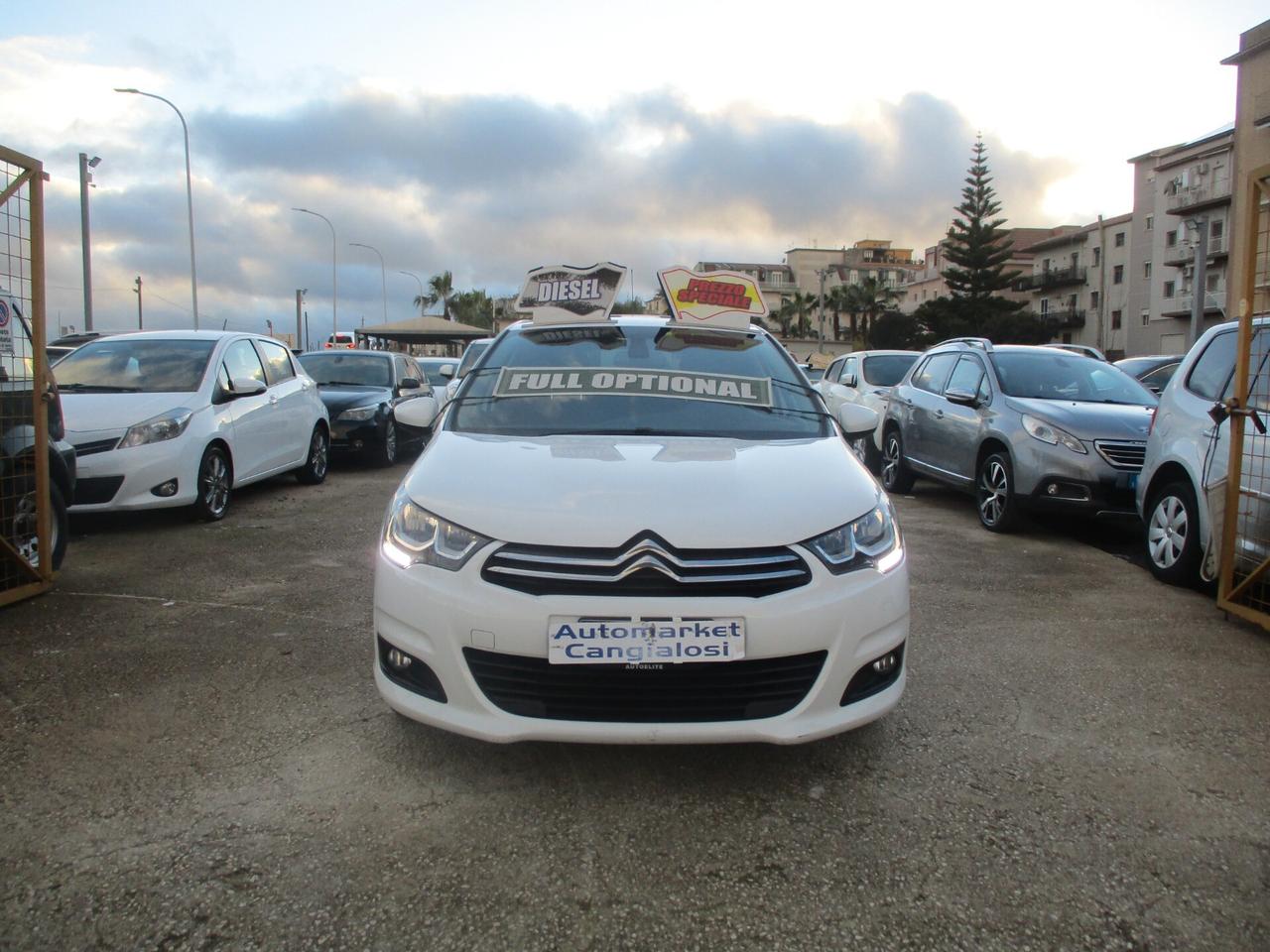 Citroen C4 1.6 HDI 100 CV FULL OPTIONAL 2016