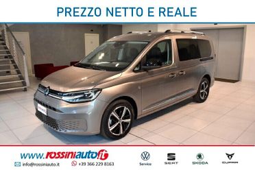 VOLKSWAGEN CADDY MAXI 2.0 TDI 122 CV DSG STYLE 5 POSTI + GANCIO