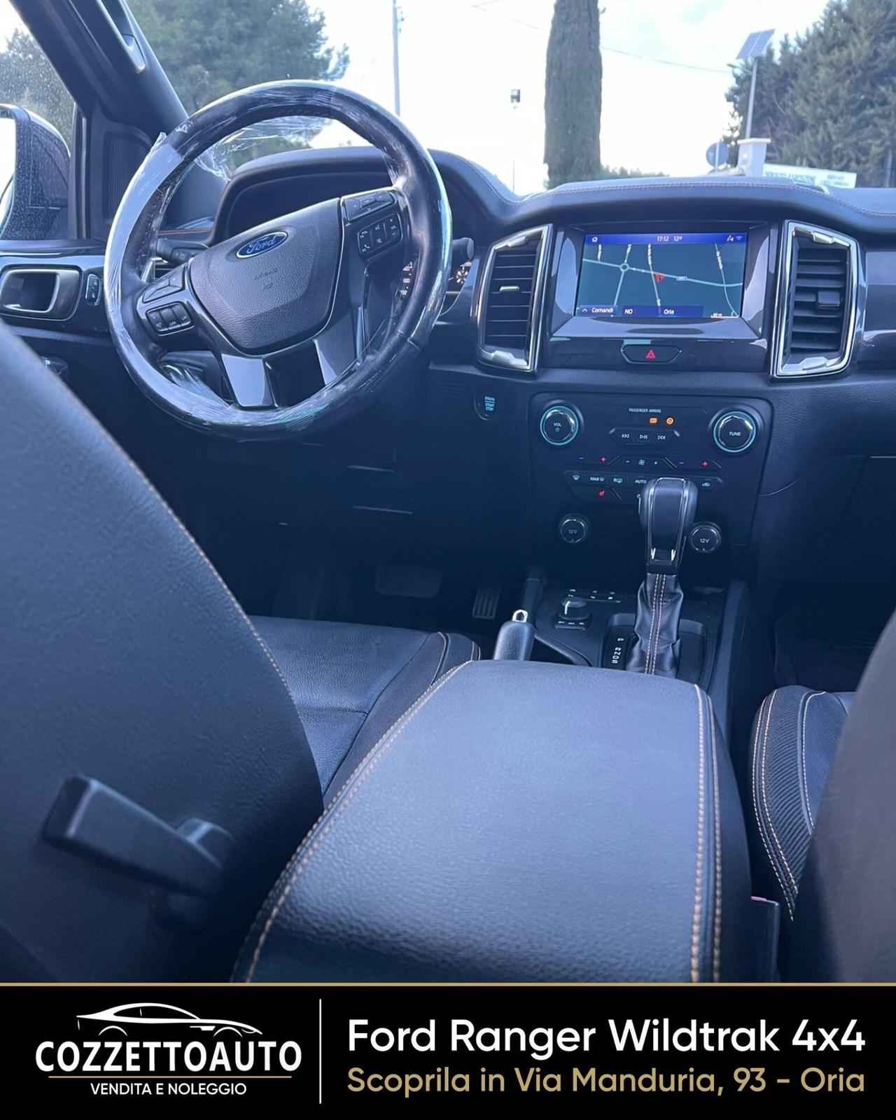 Ford Ranger Wildtrack 4x4 gancio traino