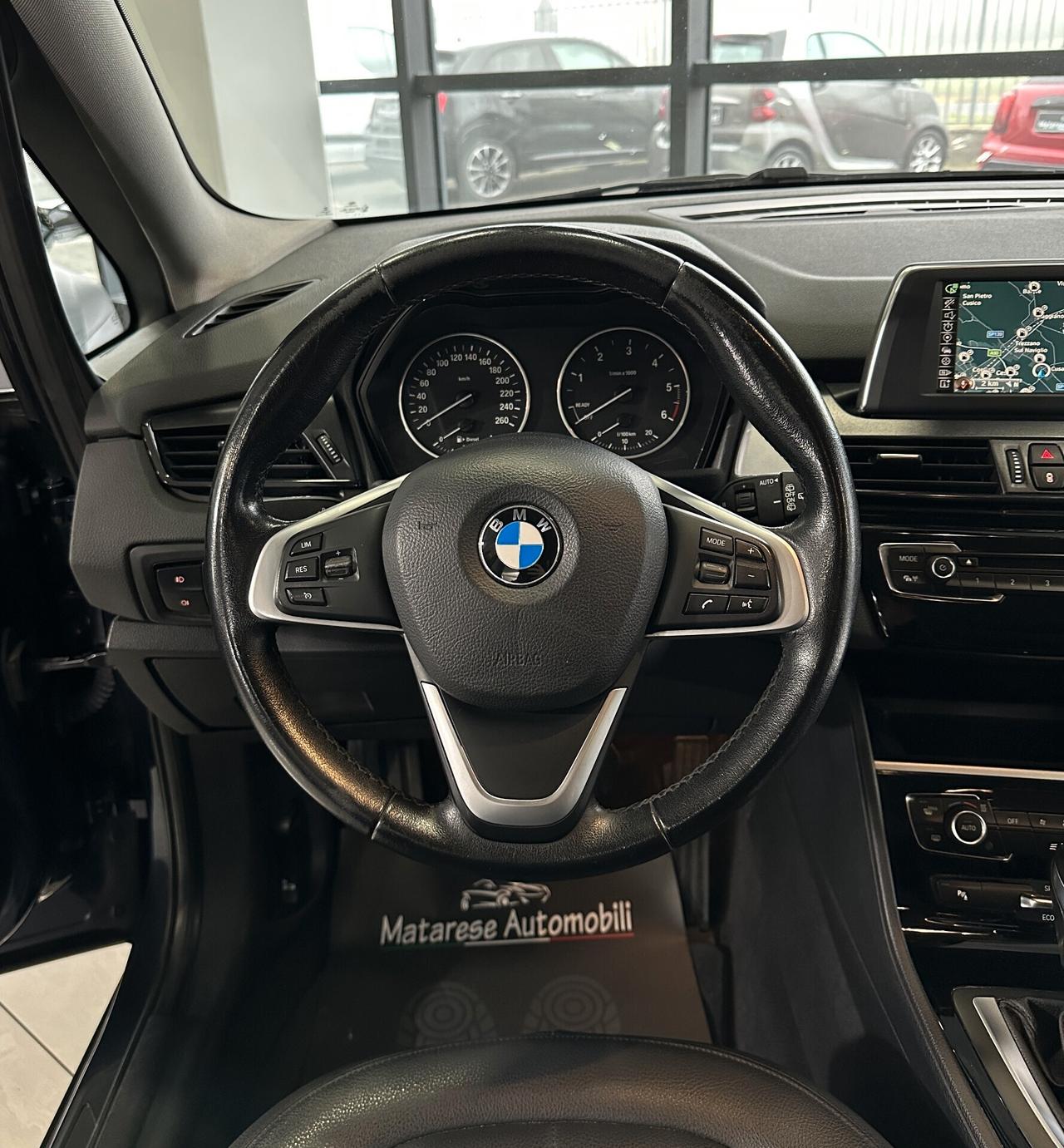 Bmw 216D 7posti 116cv Auto Pelle Navi Led FINANZIABILE GARANZIA TAGLIANDATA