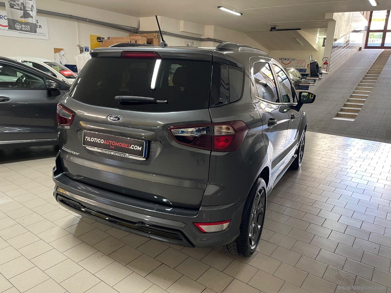 FORD EcoSport 1.0 EcoBoost 125 CV S&S ST-Line CARPLAY - PELLE ALCANTARA KM 54.613