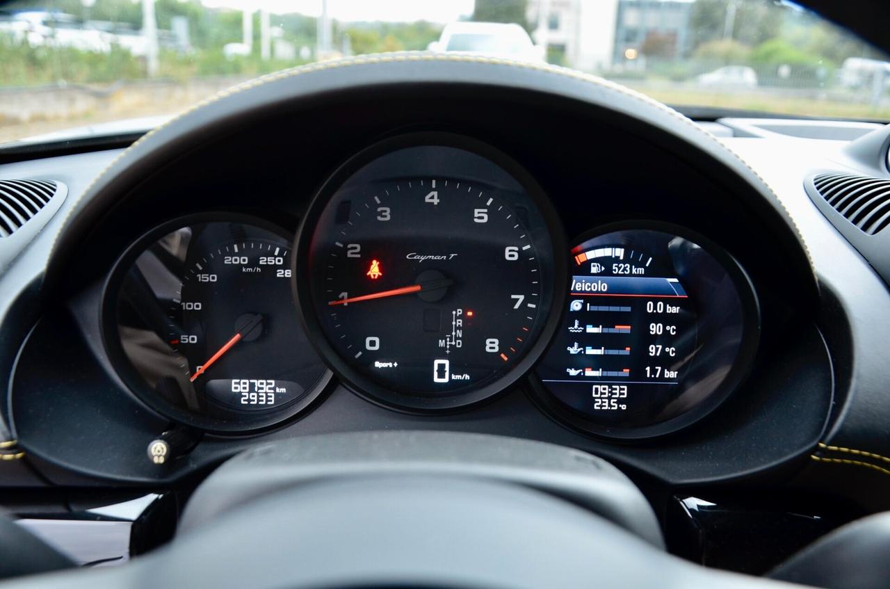 PORSCHE 718 CAYMAN T 299cv PDK, ECCELLENTI CONDIZIONI, HI-FI BOSE, FARI PDLS, SCARICO, SPORT CHRONO, PERMUTE