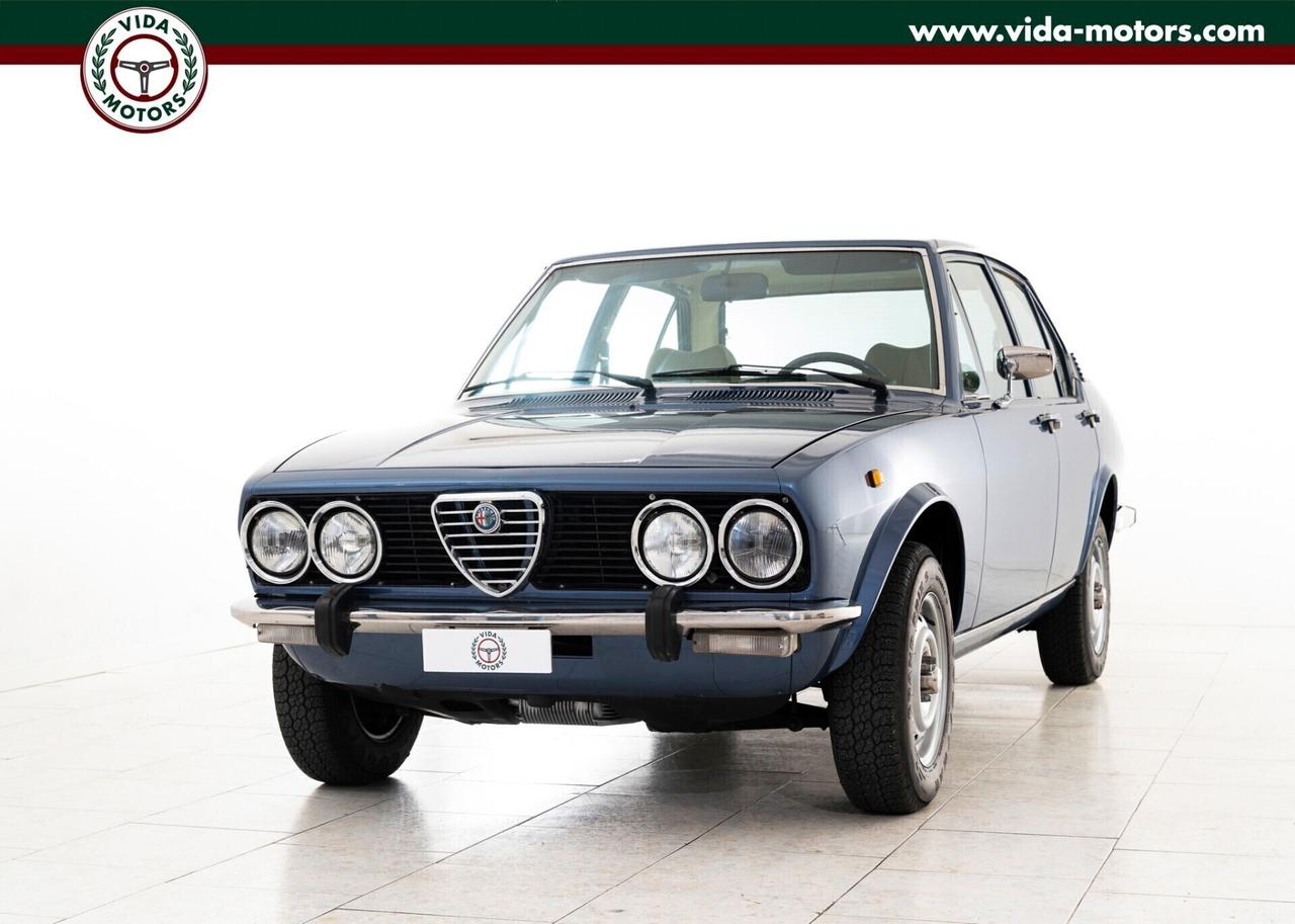 Alfa Romeo Alfetta 1.8 * BLU PERVINCA * ASI * 3950