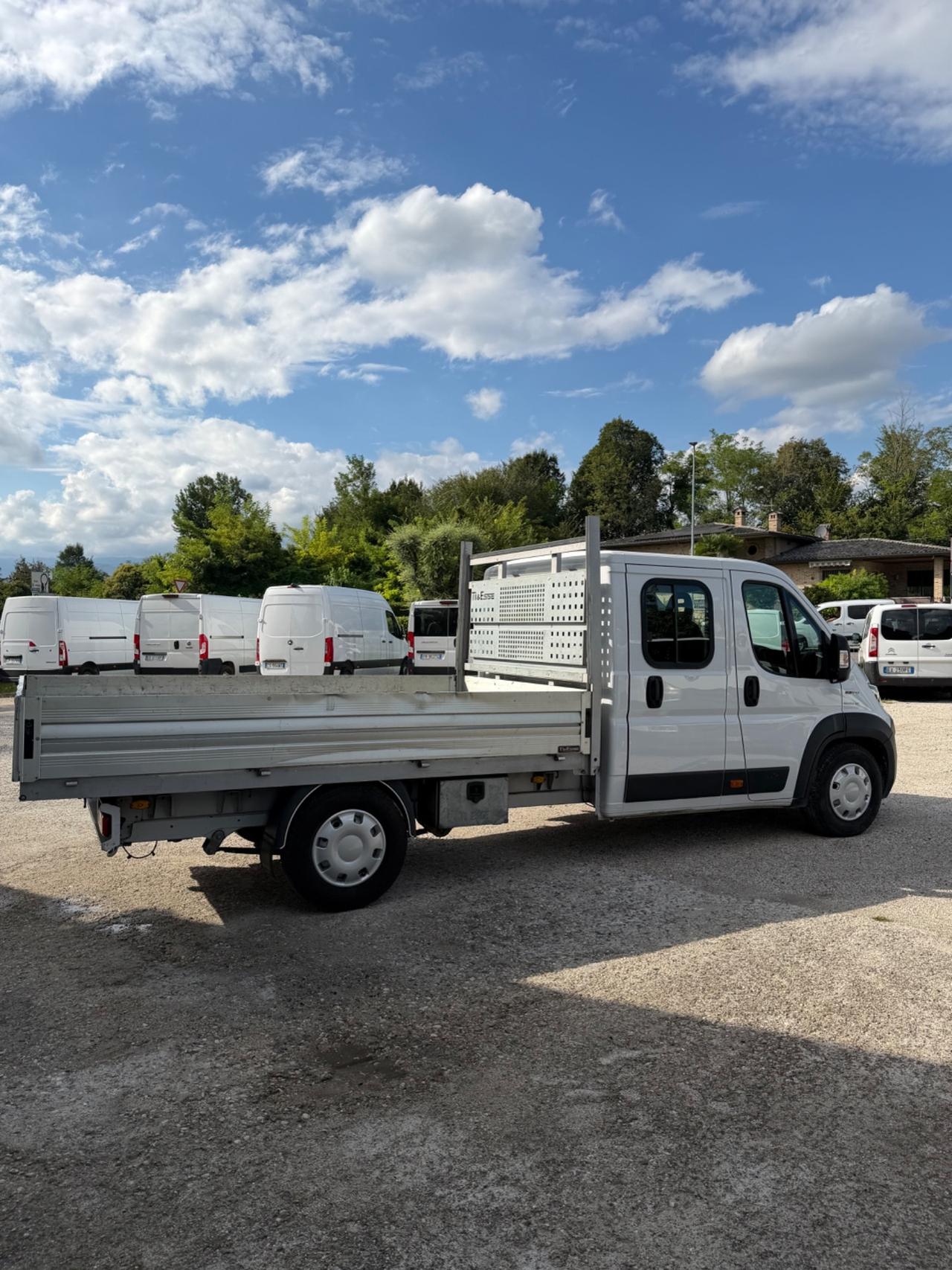 Fiat ducato 7 posti doppia cabina cassone fisso