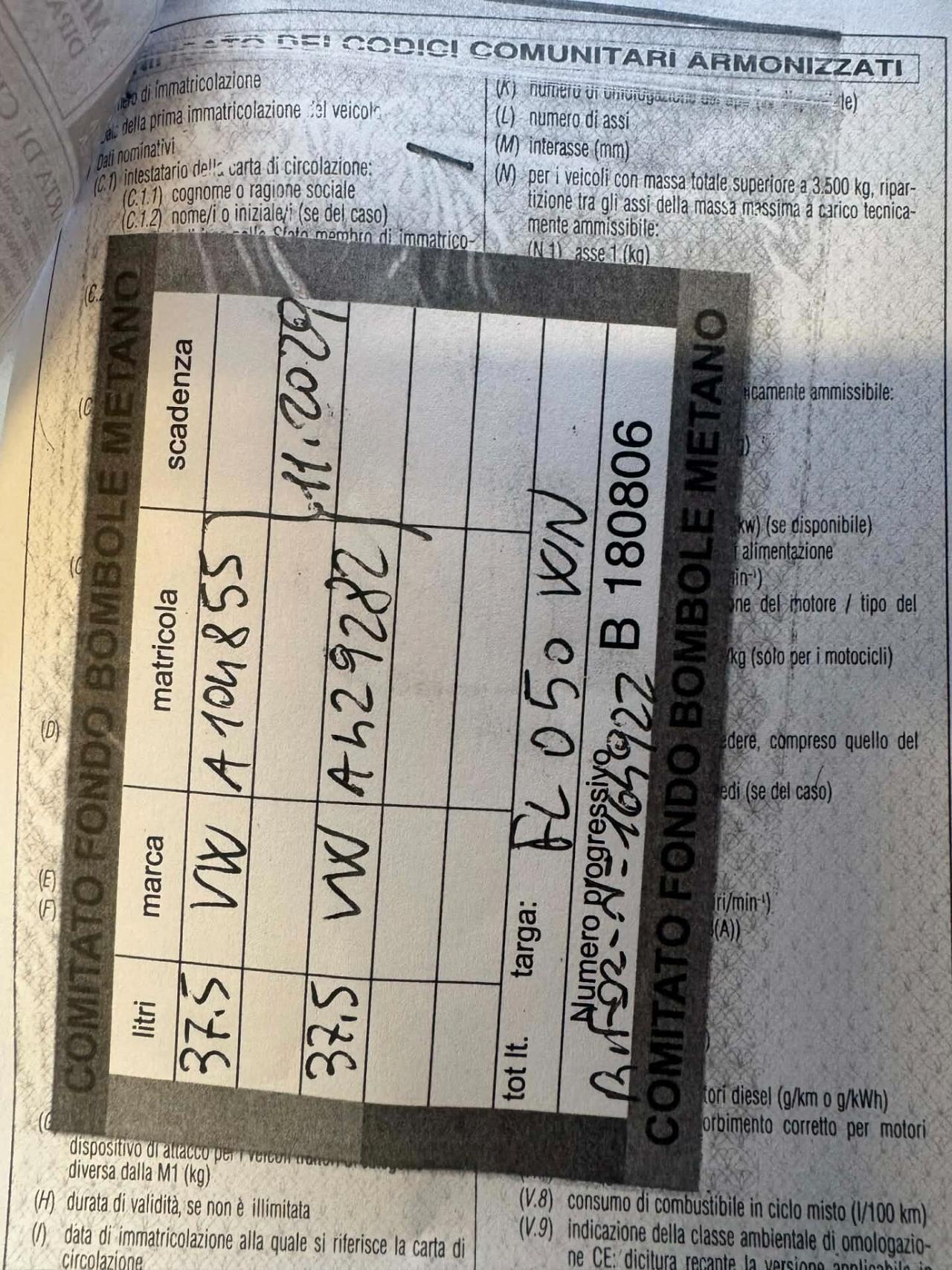 Volkswagen Polo 1.0 TGI 5p. Highline BlueMotion METANO