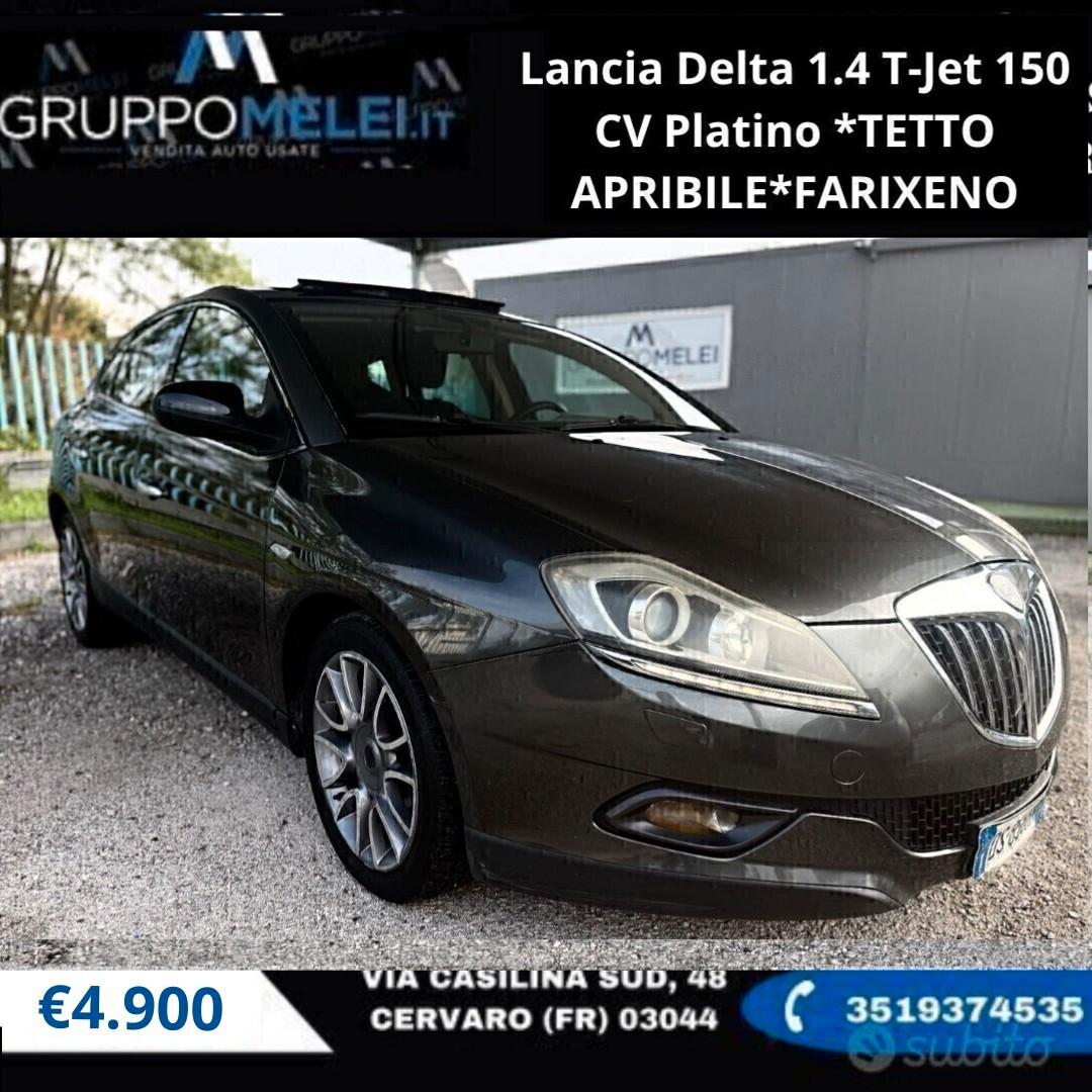 Lancia Delta 1.4 T-Jet 150 CV Platino *TETTO APRIBILE*FARIXENO