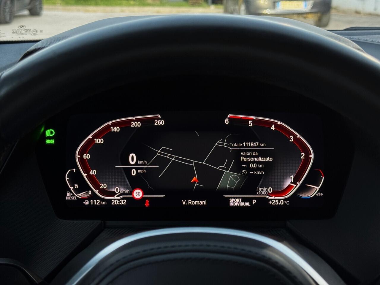 BMW 116 d Msport Auto PACK LUCI CAM SHADOW