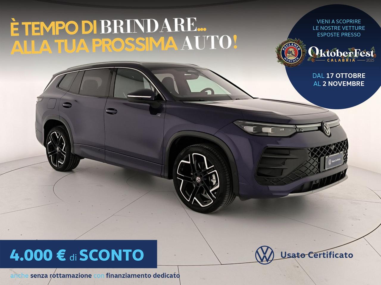 Volkswagen Tayron 1.5 tsi ehybrid r-line plus 204cv dsg