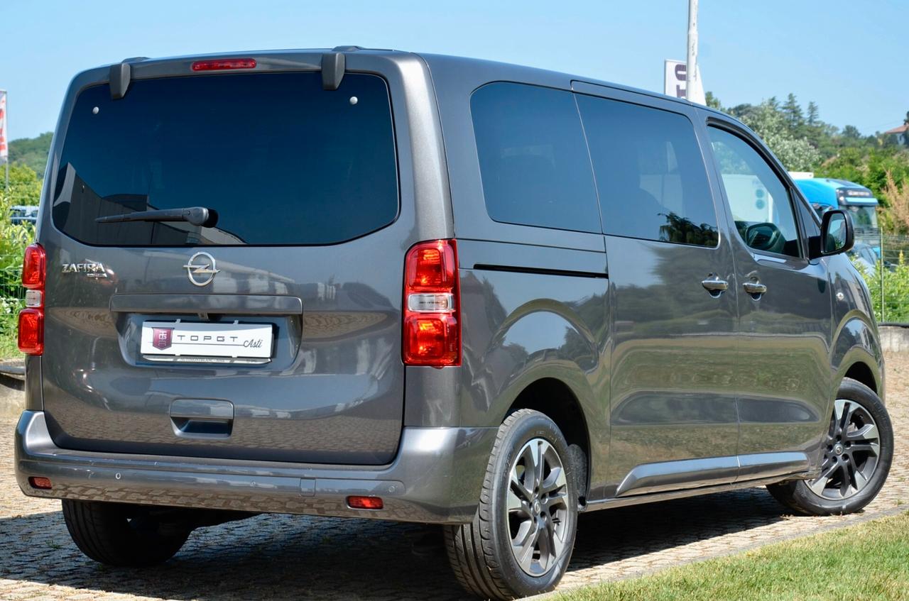 OPEL ZAFIRA LIFE 2.0d 177cv AUTO, 8 POSTI, UNICOPROP, SERVICE UFF OPEL, EURO 6D, TETTO, RETROCAMERA 360°, PERMUTE