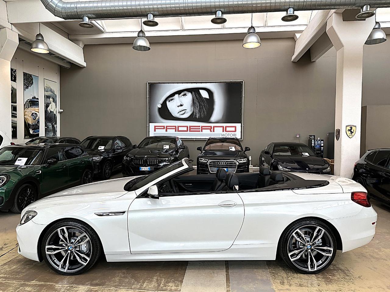 BMW 640 d Cabrio xdrive Luxury - Led Adattivi-20"-Camera-Pelle-IVA