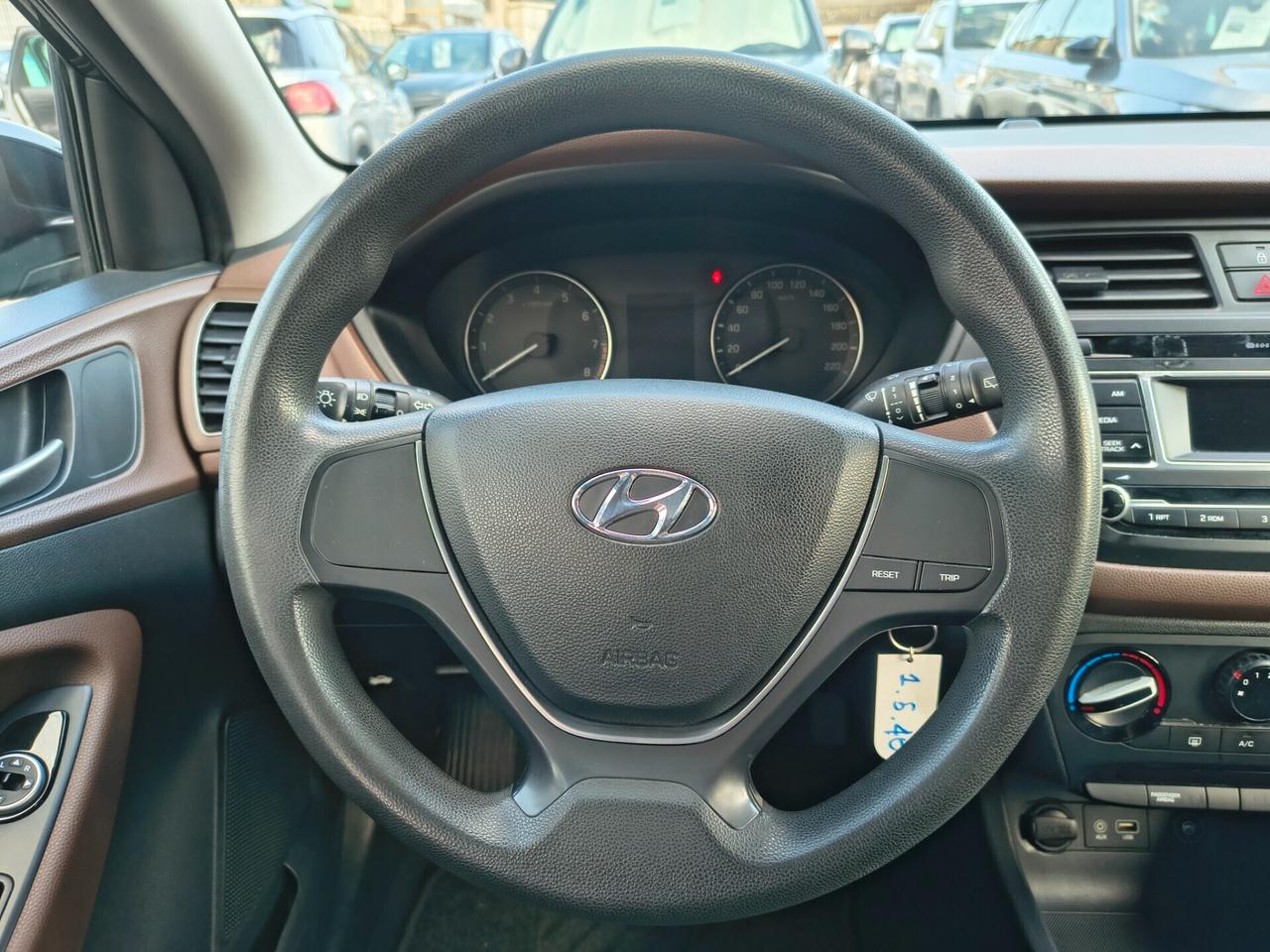 HYUNDAI I20 1.2 GPL UNICOPROPRIETARIO ANNO 2017