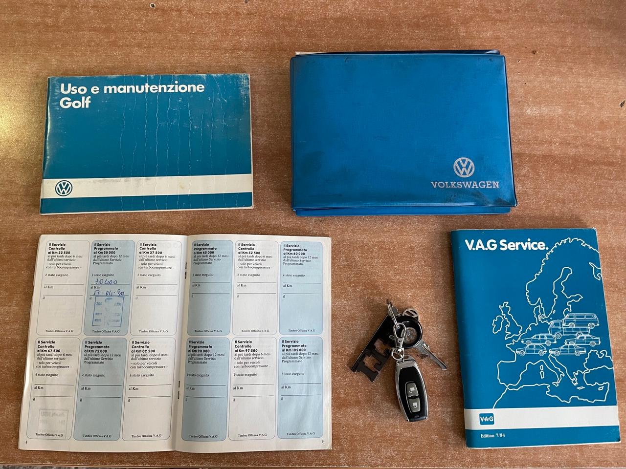 Volkswagen Golf GTI 1800 ASI TARGA ORO UNICO PROPRIETARIO!!!