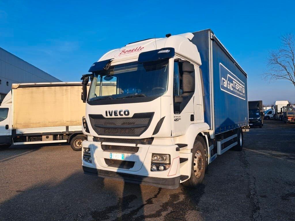 IVECO STRALIS 190S42 TELO CON SPONDA