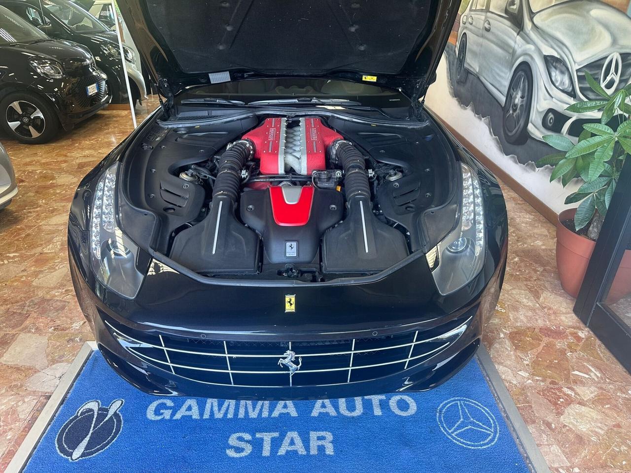 FERRARI FF V12 F1 NERO MET PELLE NERA NAVI KAMERA TETTO PANORAMICO LIFT 24 MESI POWER FERRARI FATTURABILE IVA 135.000 NETTO EXPORT