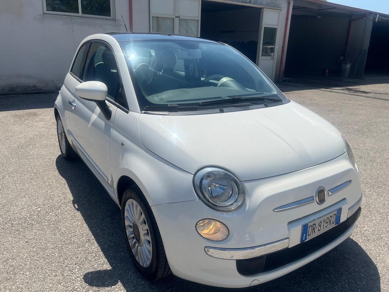 Fiat 500 lounge-1.2 gpl- km 125000-2008