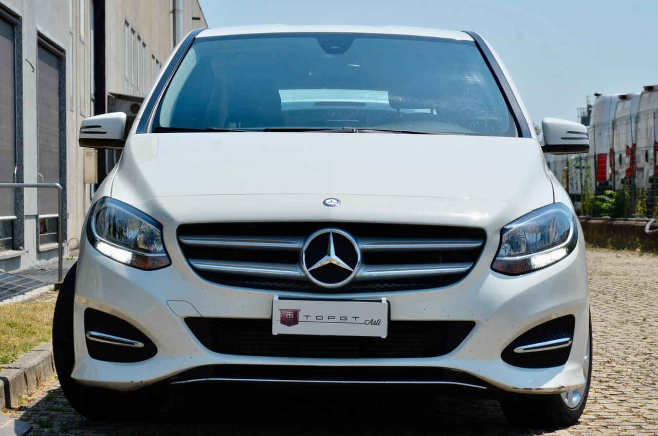 MERCEDES B180 1.6 SPORT 122cv MANUALE, EURO 6B, UFF ITALIANA, SERVICE DIMOSTRABILI, RETROCAMERA, PERMUTE
