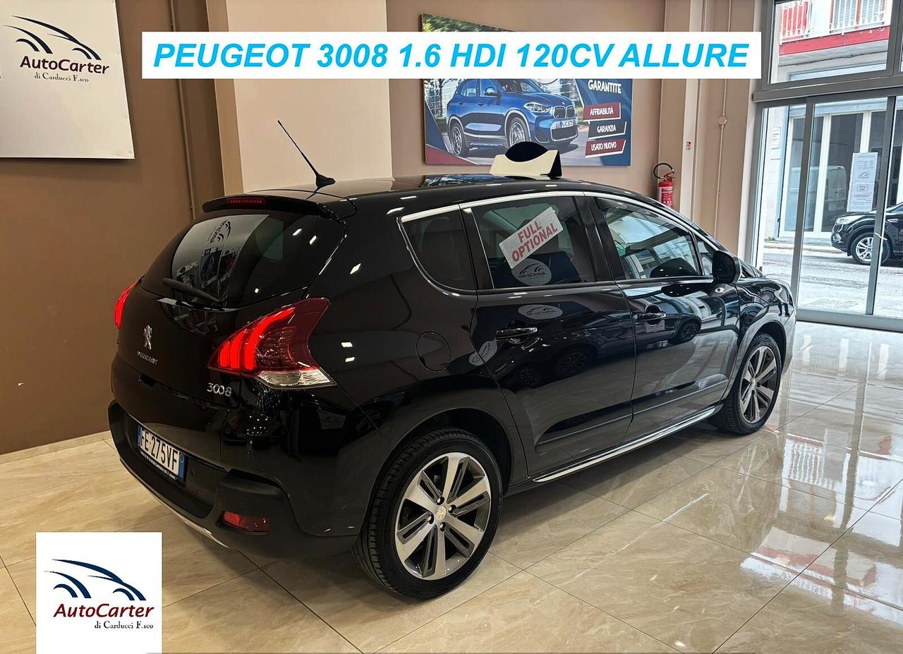 Peugeot 3008 1.6 HDI 120CV **TETTO** COME NUOVA