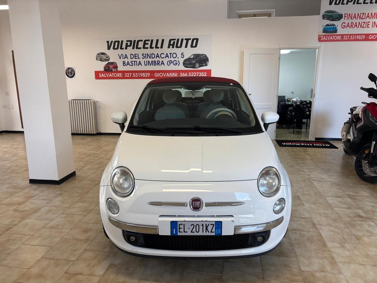 FIAT 500 ANNO 2012 BZ 1.2 CABRIO ADATTA NEOPATENTATI KM 114 MILA