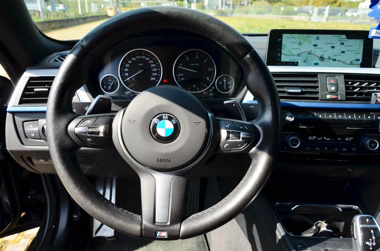 BMW 420d XDRIVE GRAN COUPE MSPORT 190cv AUTO, UFF ITALIANA, EURO 6B, FULL LED, RETROCAMERA, ALCANTARA, 19", PERMUTE