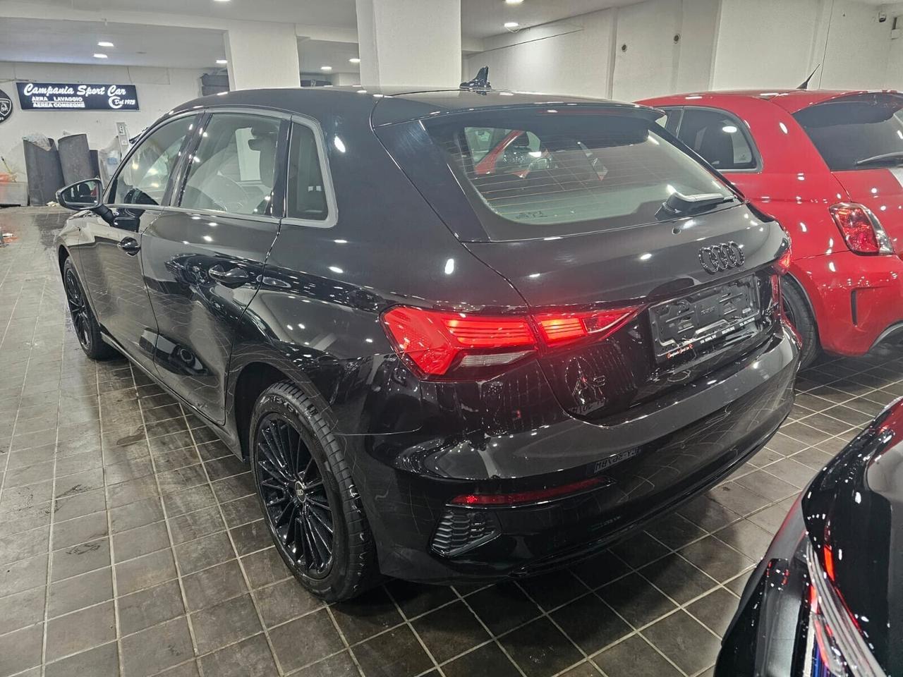 NUOVA AUDI A3 SPORTBACK S-LINE 35 TDI 150CV S-TRONIC IDENTITY BLACK