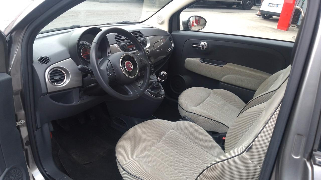 Fiat 500 1.2 BZ lounge 63mila km 2013 neopatentati