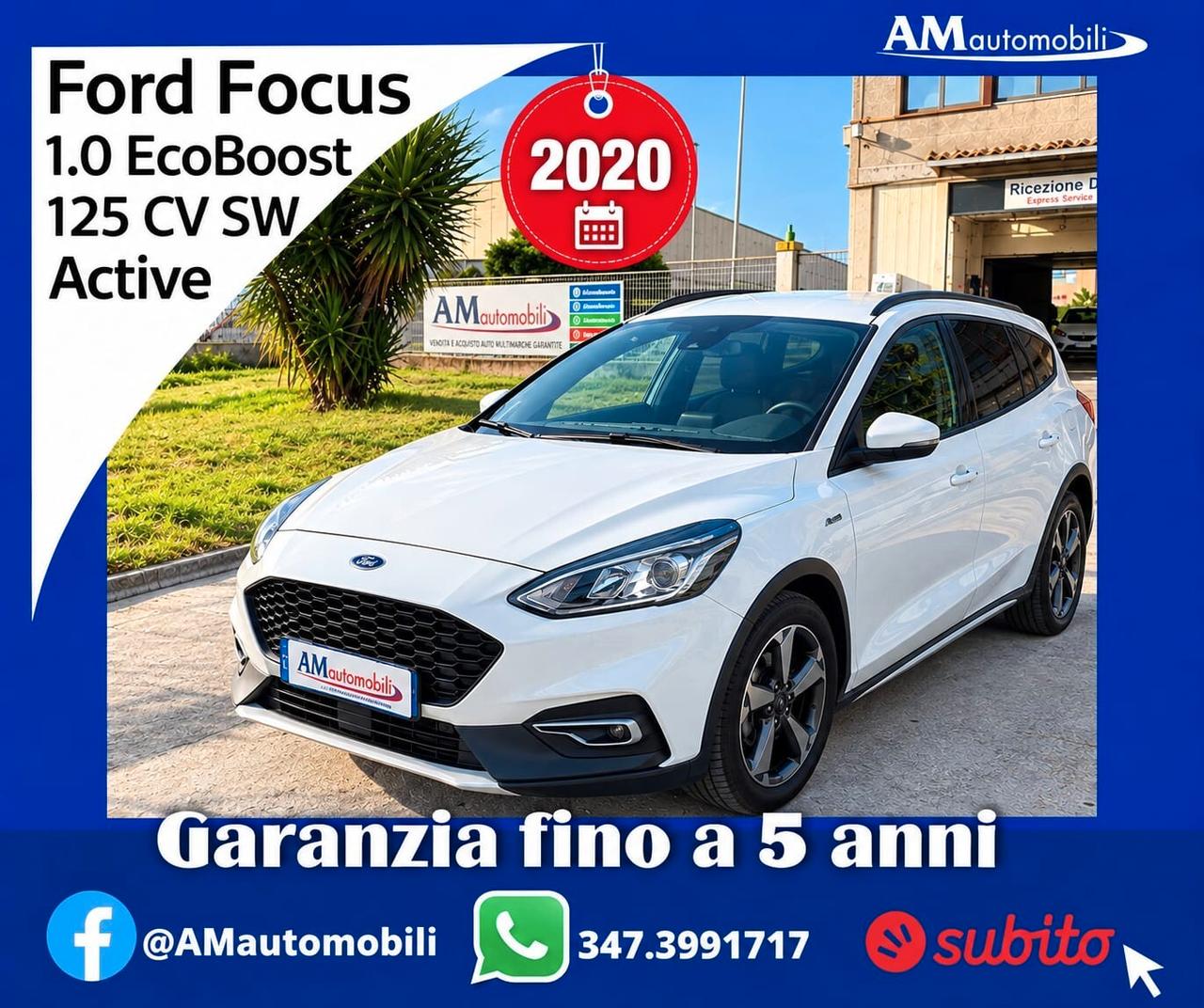 Ford Focus 1.0 EcoBoost 125 CV SW Active