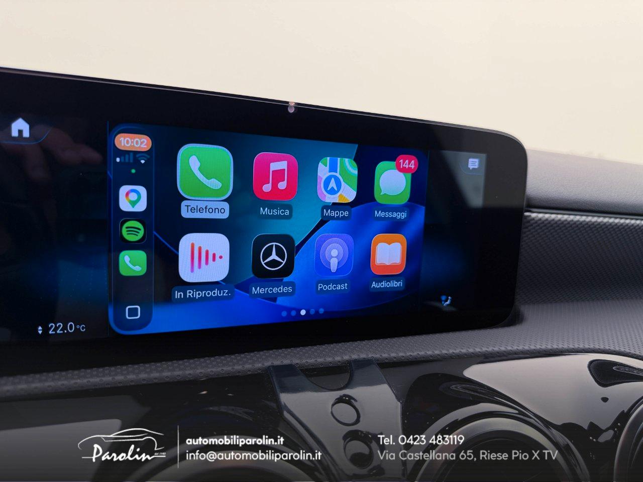 Mercedes A 200 Sport 7G-DCT Park-Display10.25''-Sedili riscaldabili