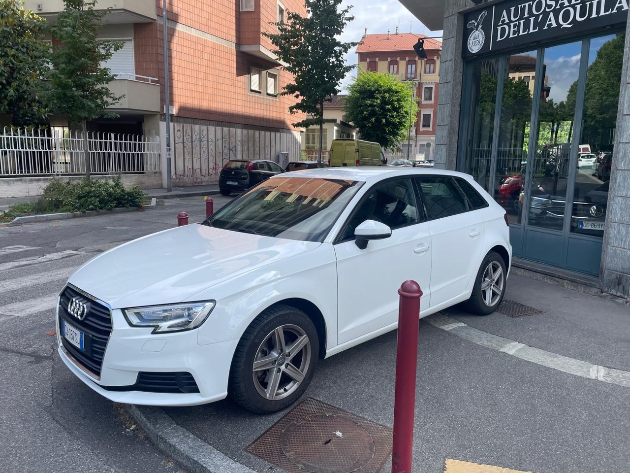 Audi A3 SPB 30 TFSI 116cv/1PROP/GARANZIA 12 MESI