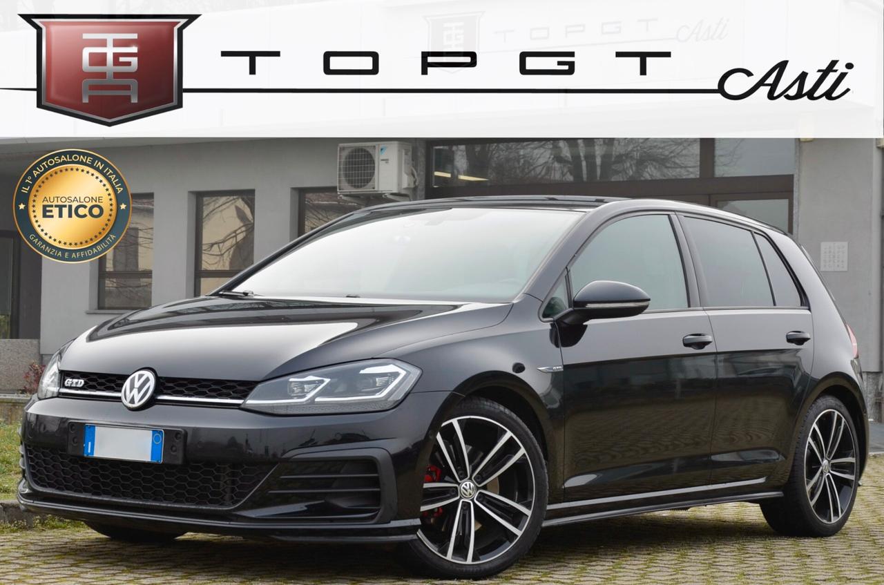 VOLKSWAGEN GOLF GTD 2.0 TDI 184cv DSG, UNICOPROPRIETARIO, EURO 6D, APPLE ANDROID, 18", PERMUTE