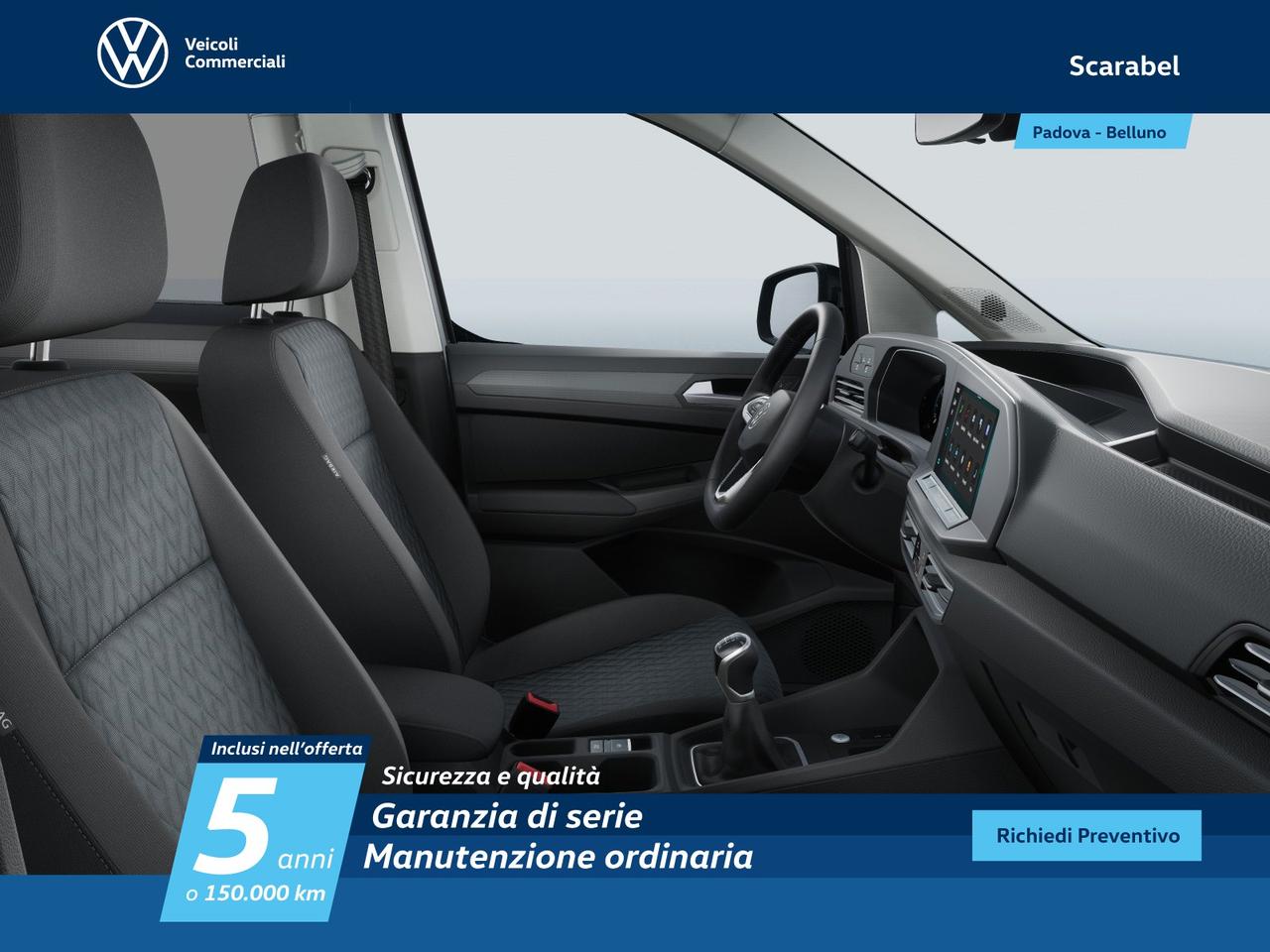 Volkswagen Caddy maxi m1 2.0 tdi 122cv 4motion life my24