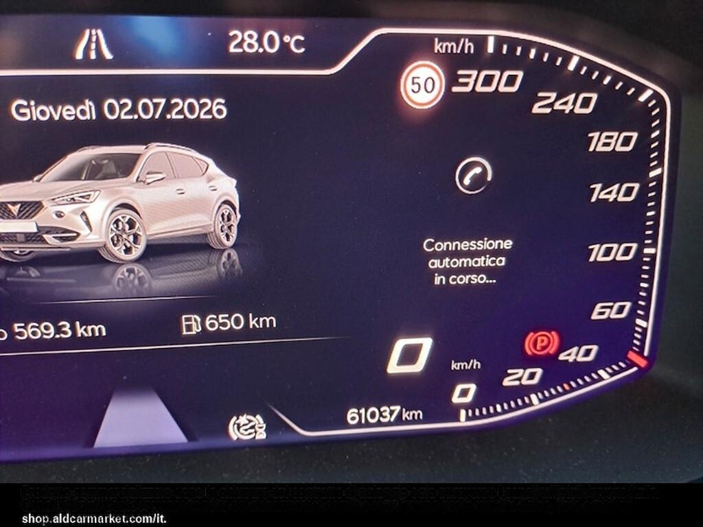 CUPRA FORMENTOR 2.0 TDI 150CV 6M. ( FARI LED - VIRTUAL COCKPIT - CLIMA TRIZONA - ADAPTIVE CRUISE - AMBIENT LIGHTS - FULL LINK - SENSORI POST. - CERCHI 18 )