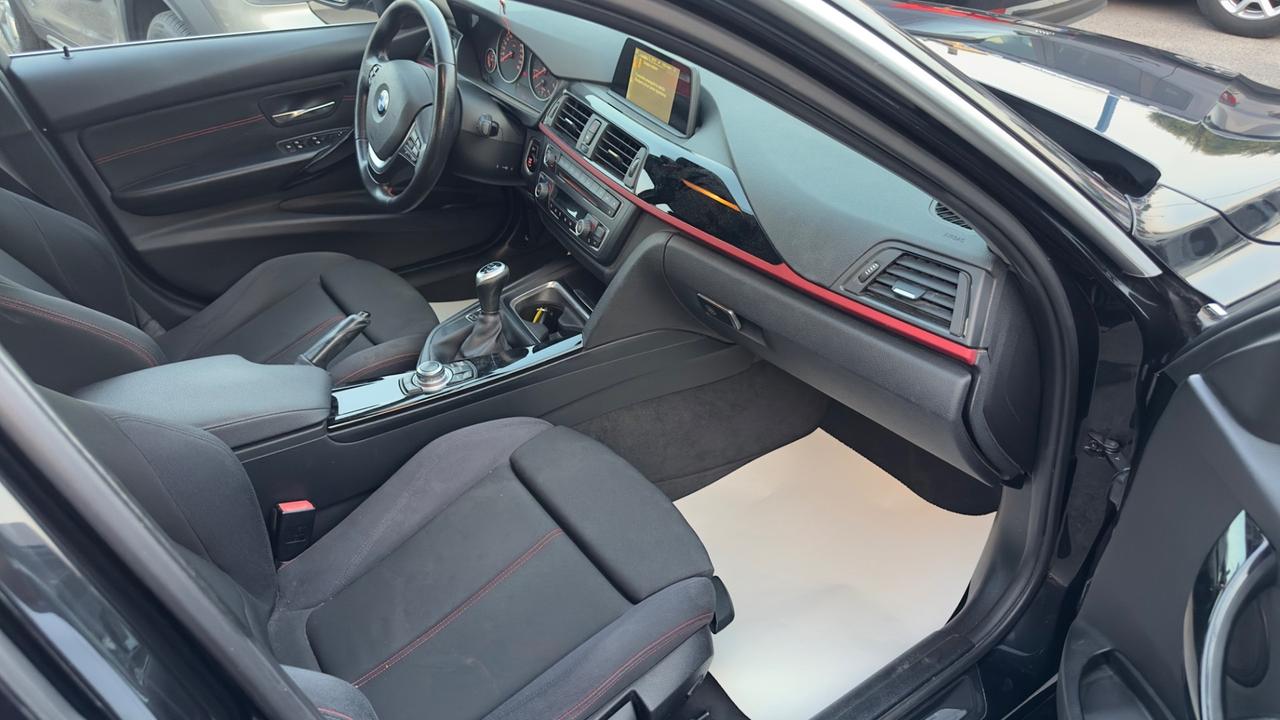 Bmw 316 316d Msport berlina led cerchi 17 navi sensori di parcheggio
