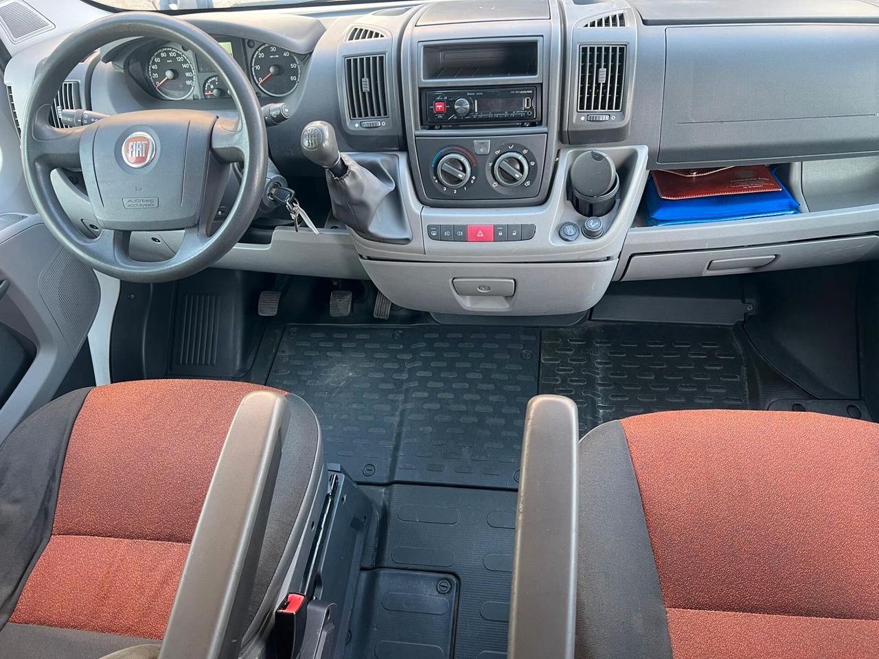 Fiat Ducato 35 2.3 MJT PLM-TA Vetrato Maxi 9 posti +PEDANA ELETTRICA POST