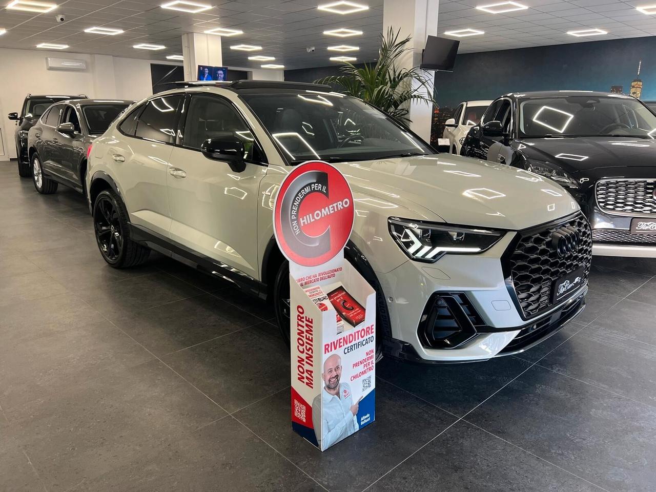 AUDI Q3 45 SPORTBACK 1.4 TFSI E S-LINE 150CV TETTO PELLE NAVI ANNO 2021