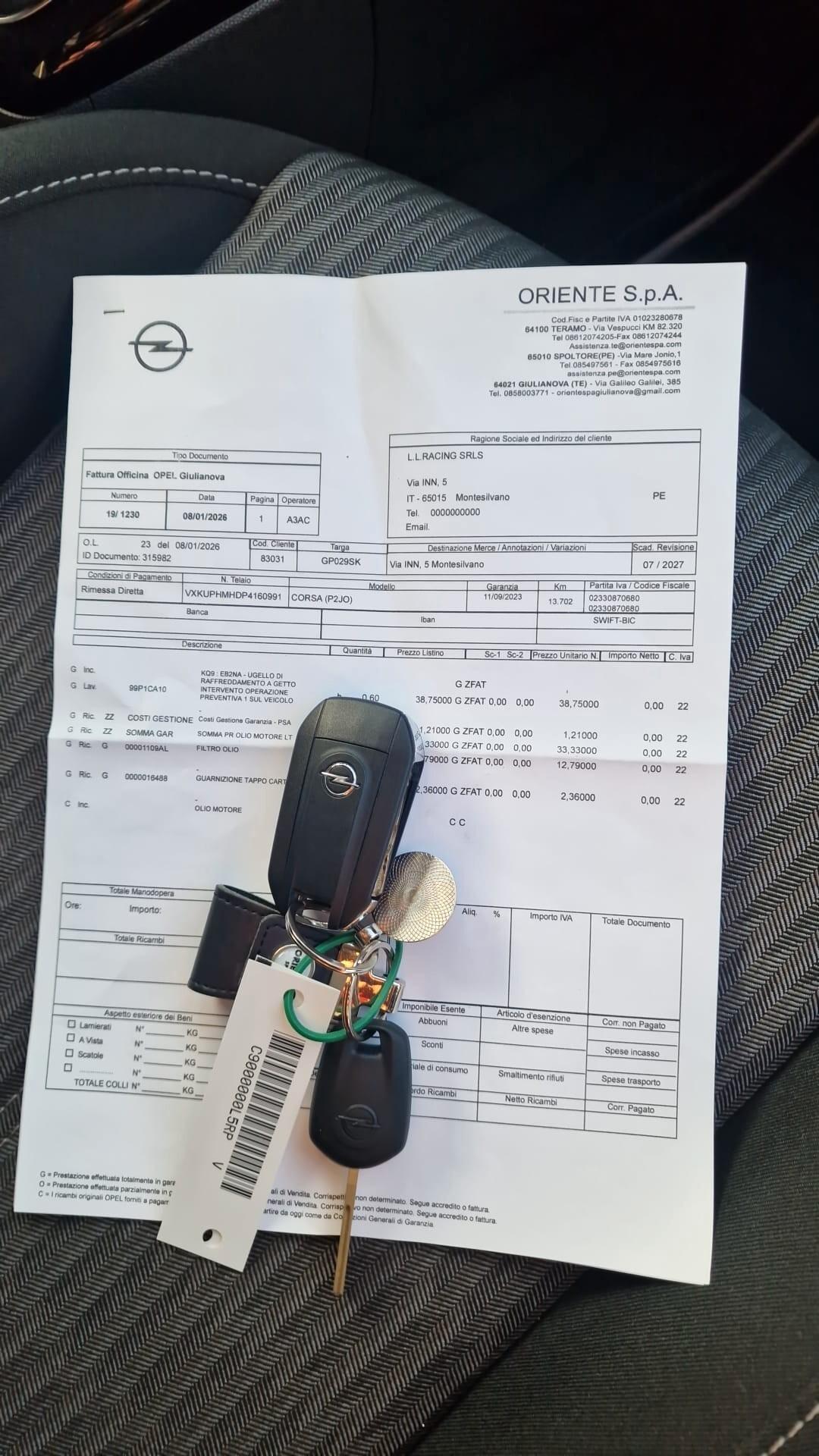 Opel Corsa 1.2 Edition PARI AL NUOVO