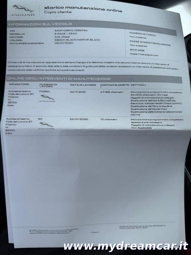 JAGUAR E-Pace 2.0D 150 CV AWD S